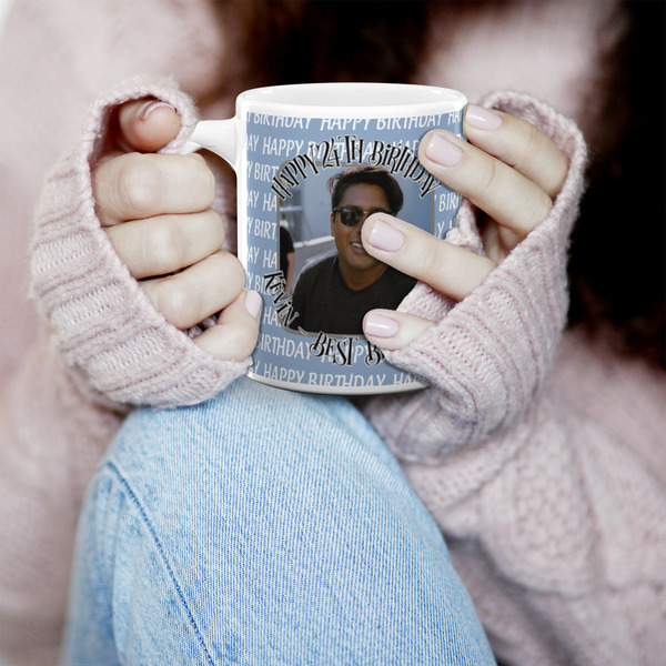 Photo Birthday 11oz Coffee Mug - LIFESTYLE