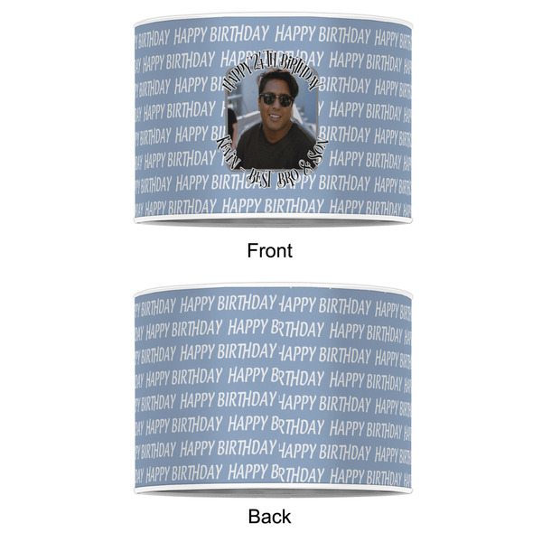 Photo Birthday 12" Drum Lampshade - APPROVAL (Poly Film)