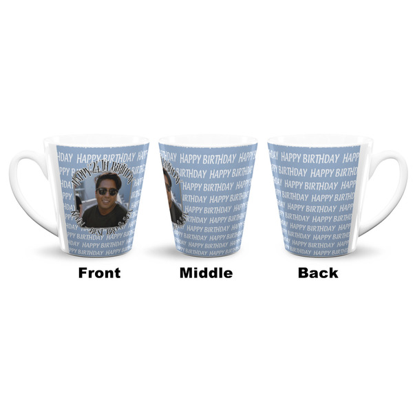 Photo Birthday 12 Oz Latte Mug - Approval