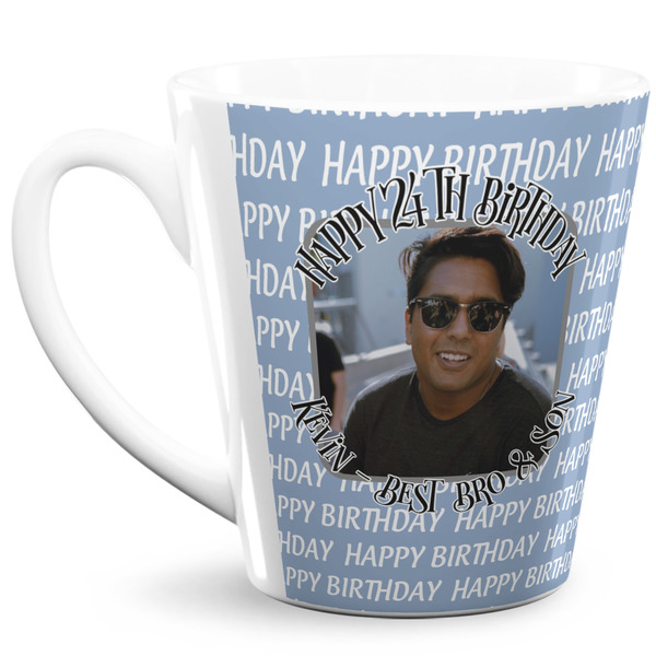 Custom Photo Birthday 12 Oz Latte Mug