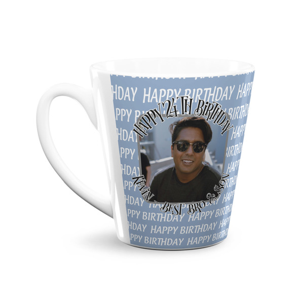 Photo Birthday 12 Oz Latte Mug - Front