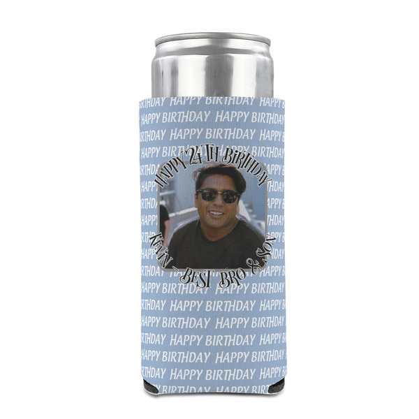 Photo Birthday 12oz Tall Can Sleeve - FRONT (on can)