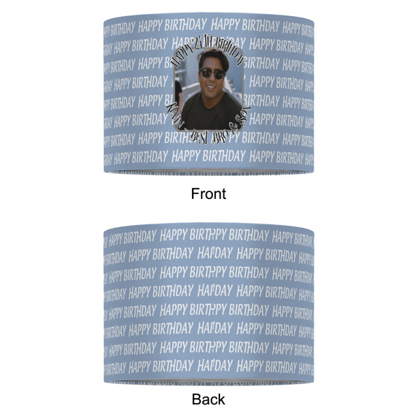Photo Birthday 16" Drum Lampshade - APPROVAL (Fabric)