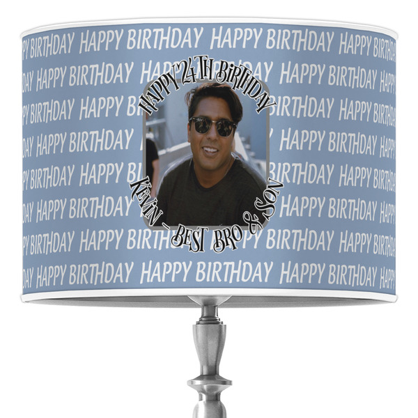Custom Photo Birthday Drum Lamp Shade
