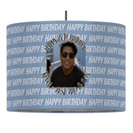 Photo Birthday Drum Pendant Lamp (Personalized)