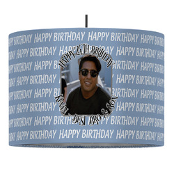 Photo Birthday Drum Pendant Lamp (Personalized)