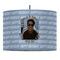 Photo Birthday 16" Drum Pendant Lamp - Fabric