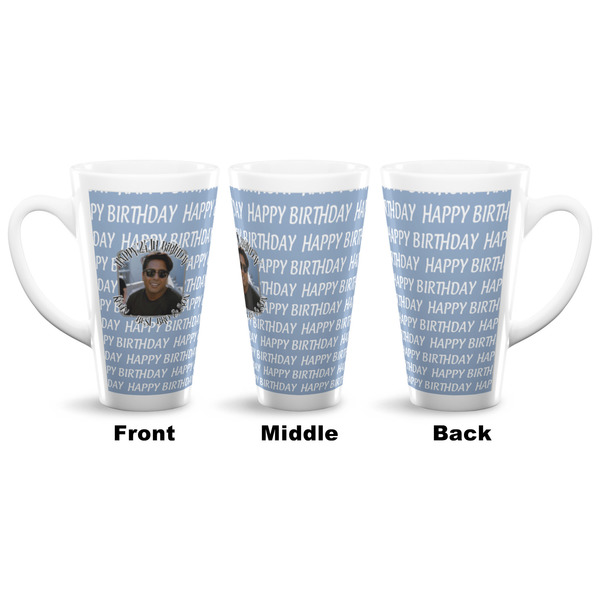 Photo Birthday 16 Oz Latte Mug - Approval