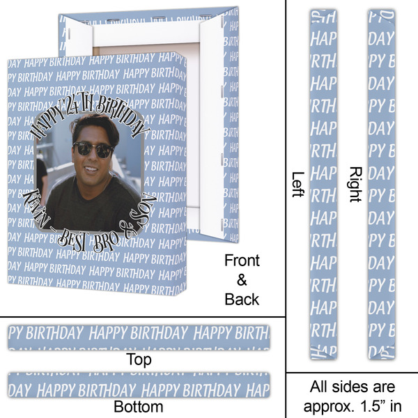 Photo Birthday 16x20 - Canvas Print - Approval