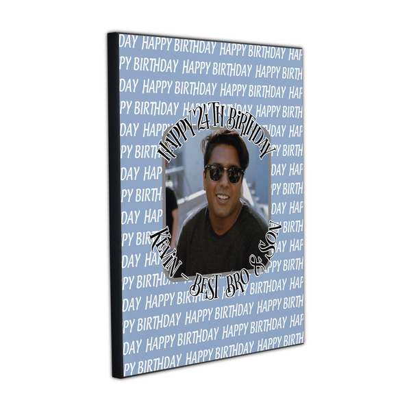 Photo Birthday 16x20 Wood Print - Angle View