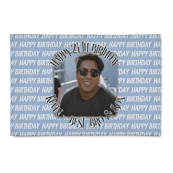 Custom Photo Birthday 2' x 3' Indoor Area Rug