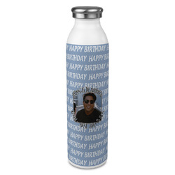 Photo Birthday 20oz Stainless Steel Water Bottle - Full Print