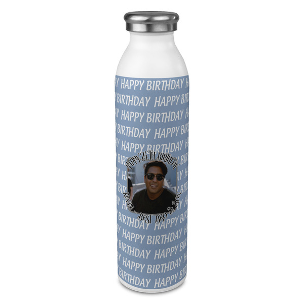 Custom Photo Birthday 20oz Stainless Steel Water Bottle - Full Print