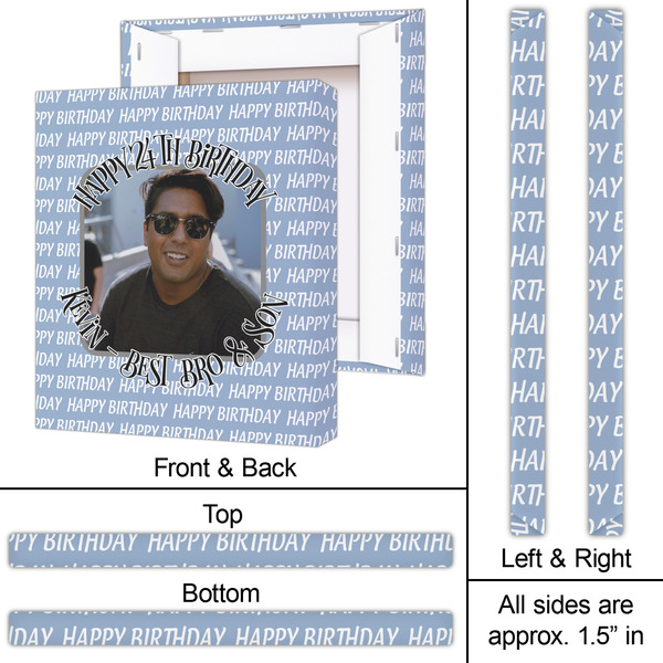 Photo Birthday 20x24 - Canvas Print - Approval