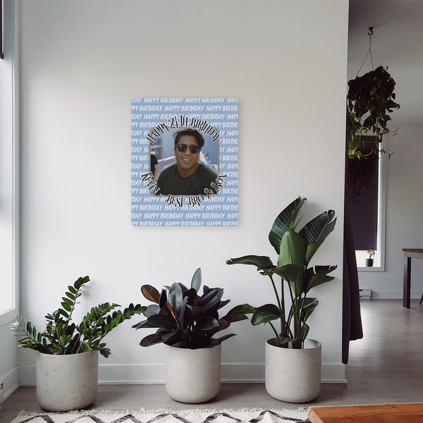 Photo Birthday 20x24 - Canvas Print - In Context