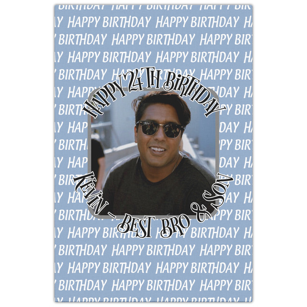 Photo Birthday 20x30 - Canvas Print - Front View