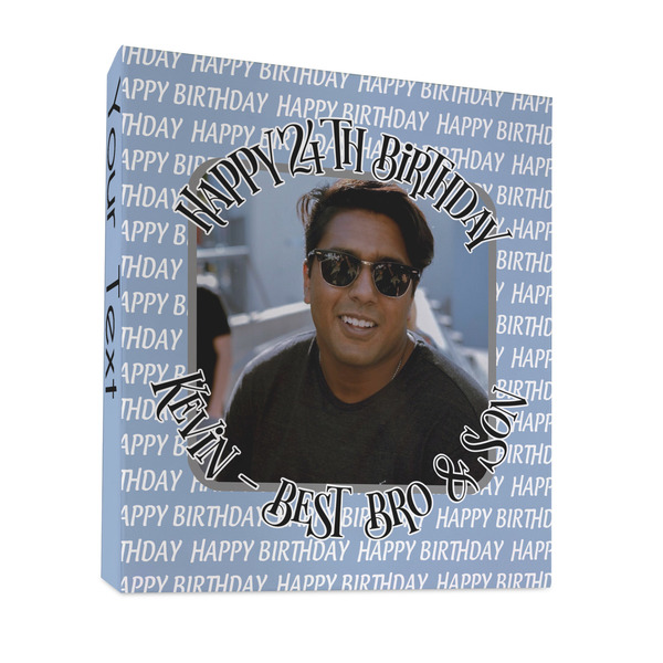 Photo Birthday 3 Ring Binders - Full Wrap - 1" - FRONT
