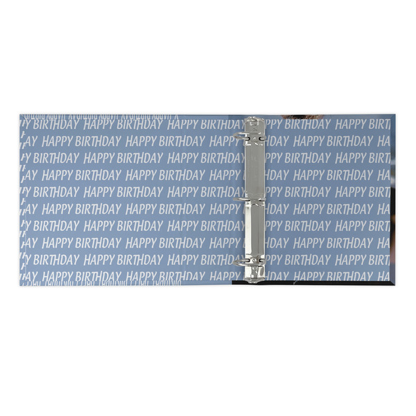 Photo Birthday 3 Ring Binders - Full Wrap - 2" - OPEN INSIDE