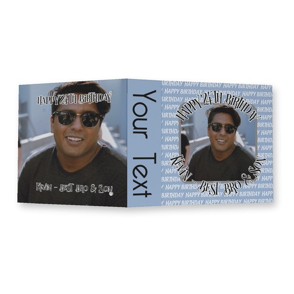 Photo Birthday 3 Ring Binders - Full Wrap - 2" - OPEN OUTSIDE