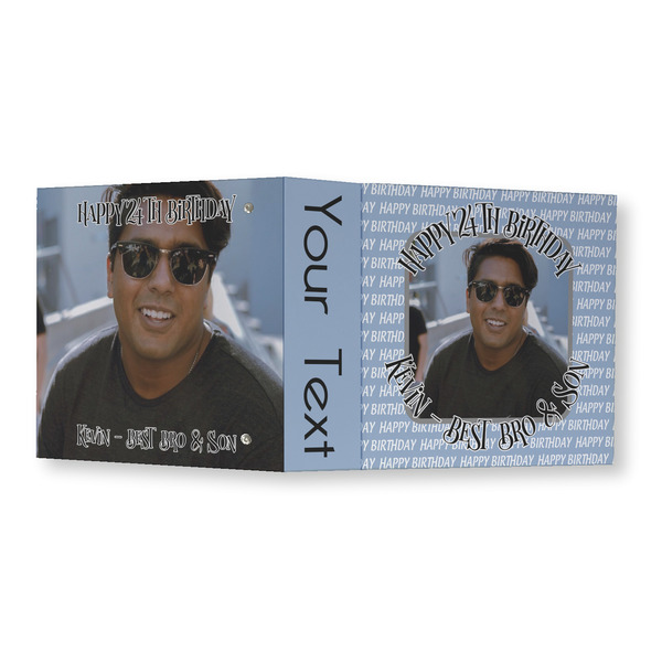 Photo Birthday 3 Ring Binders - Full Wrap - 3" - OPEN OUTSIDE