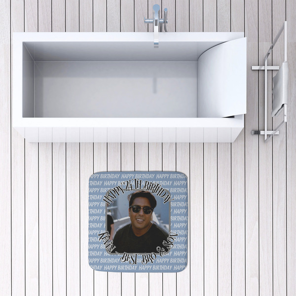 Photo Birthday 48x48 Foam Memory Mat - LIFESTYLE