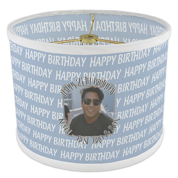 Photo Birthday 8" Drum Lampshade - ANGLE Poly-Film
