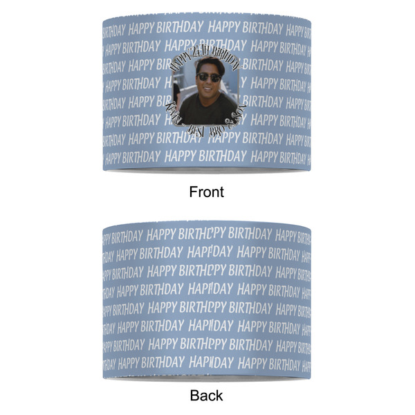 Photo Birthday 8" Drum Lampshade - APPROVAL (Fabric)