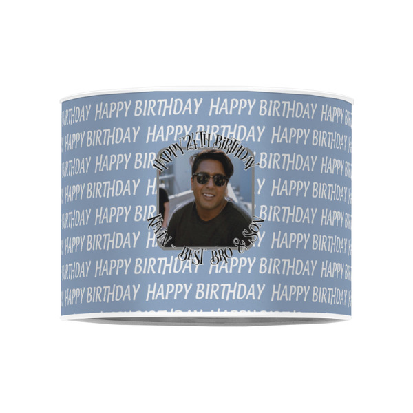Photo Birthday 8" Drum Lampshade - FRONT (Poly Film)