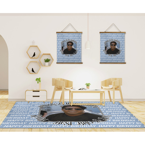 Photo Birthday 8'x10' Indoor Area Rugs - IN CONTEXT