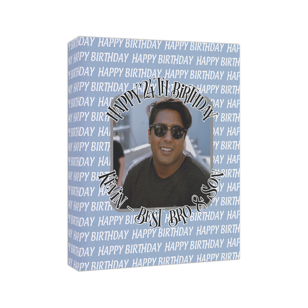 Photo Birthday 8x10 - Canvas Print - Angled View