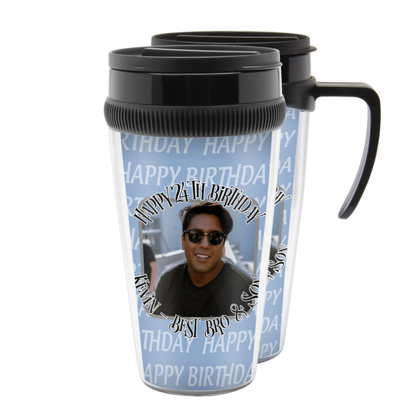 Custom Photo Birthday Acrylic Travel Mug
