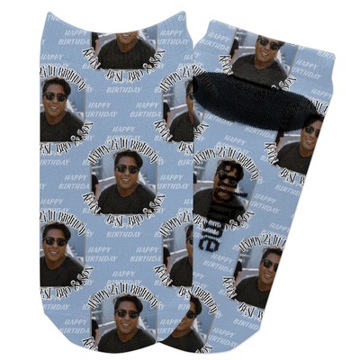 Photo Birthday Adult Ankle Socks (Personalized)