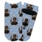 Photo Birthday Adult Ankle Socks - Single Pair - Front and Back