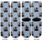 Photo Birthday Adult Crew Socks - Double Pair - Front and Back - Apvl