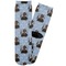 Photo Birthday Adult Crew Socks - Single Pair - Front and Back