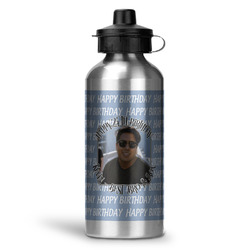 Photo Birthday Water Bottles - 20 oz - Aluminum
