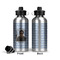 Photo Birthday Aluminum Water Bottle - Front and Back