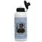 Photo Birthday Water Bottles - Aluminum - 20 oz - White