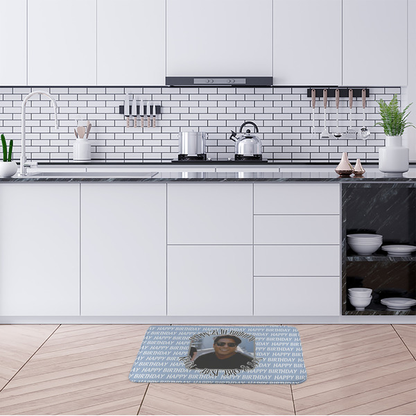 Photo Birthday Anti-Fatigue Kitchen Mats - LIFESTYLE