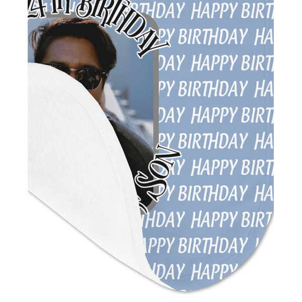 Photo Birthday Baby Bib - AFT detail