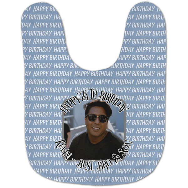 Photo Birthday Baby Bib - AFT flat