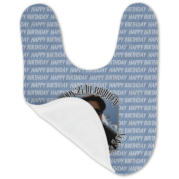 Photo Birthday Baby Bib - AFT folded