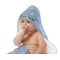 Photo Birthday Baby Hooded Towel on Child