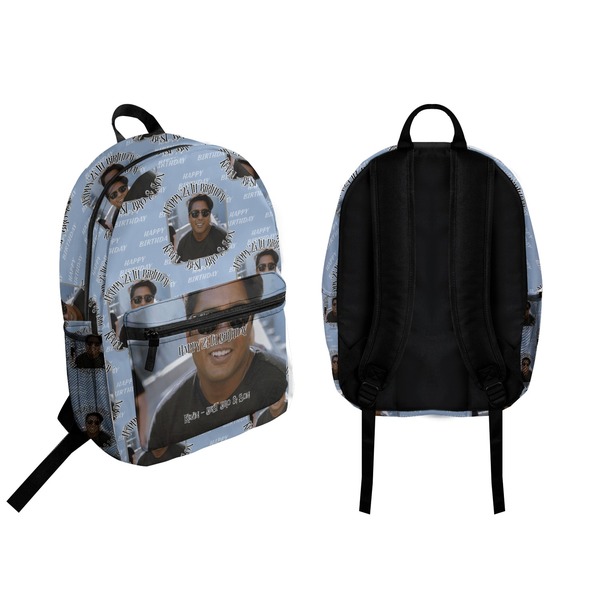 Photo Birthday Backpack front and back - Apvl