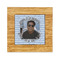 Photo Birthday Bamboo Trivet with 6" Tile - FRONT