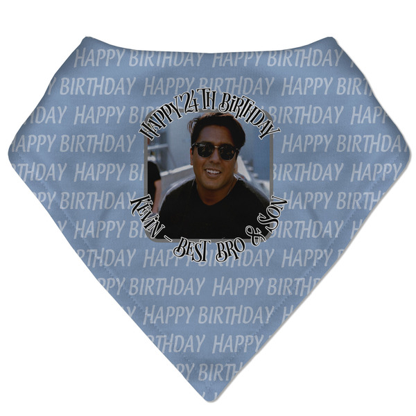 Custom Photo Birthday Bandana Bib
