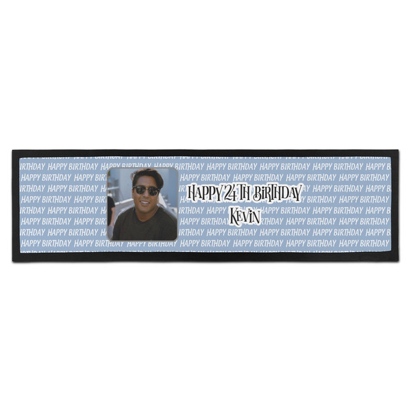 Custom Photo Birthday Bar Mat