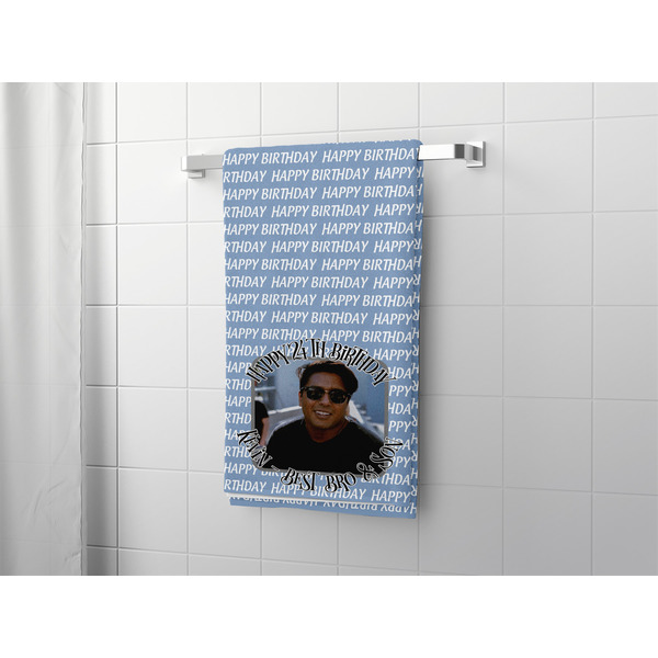 Photo Birthday Bath Towel - LIFESTYLE