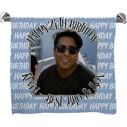 Photo Birthday Bath Towel (Personalized)