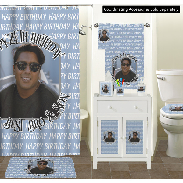 Photo Birthday Bathroom Scene